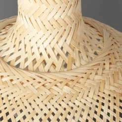 Sklep Kaja Rustykalna lampa z plecionym abażurem ABR-NLW29-BH-E27 BOHO | Kaja brązowy Best Sale