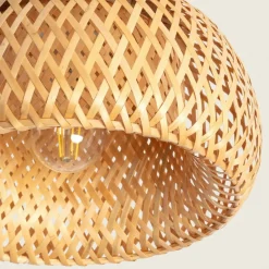 Sklep Kaja Rustykalna, pleciona lampa sufitowa ABR-PL-BH-MINI-E27 BOHO| Kaja brązowy Fashion