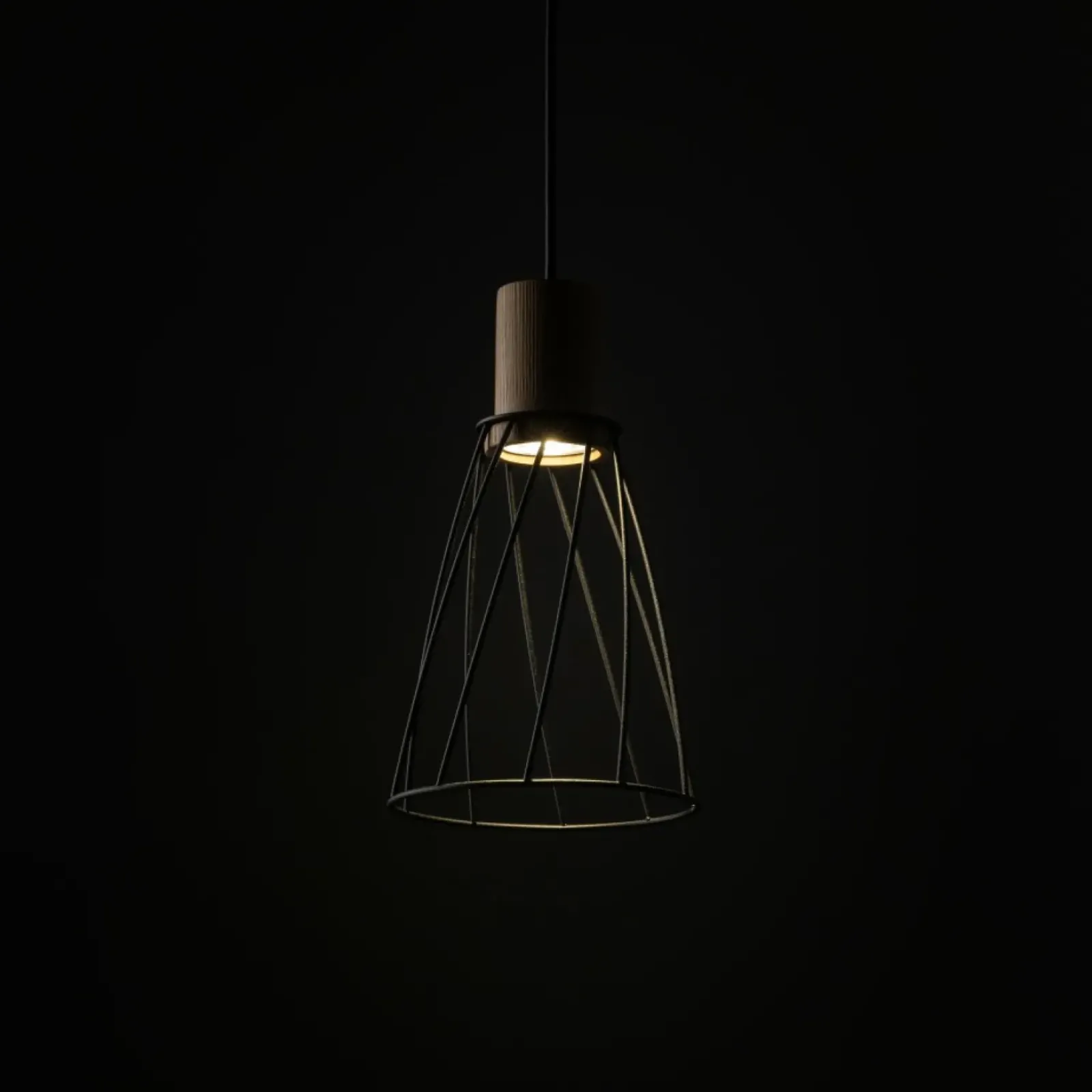 Sklep Kaja Smukła, druciana lampa z drewnem TK 10155 MODESTO WOOD SOSNA | Kaja Shop