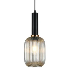 Sklep Kaja Smukła lampa do kuchni PND-5588-1M-BK+AMB ANTIOLA | Kaja Oświetlenie Shop