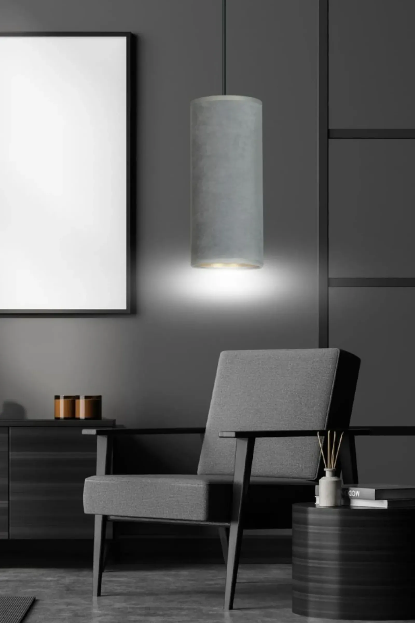 Sklep Kaja Smukła lampa wisząca idealna do sypialni 1060/1 BENTE | Kaja Shop