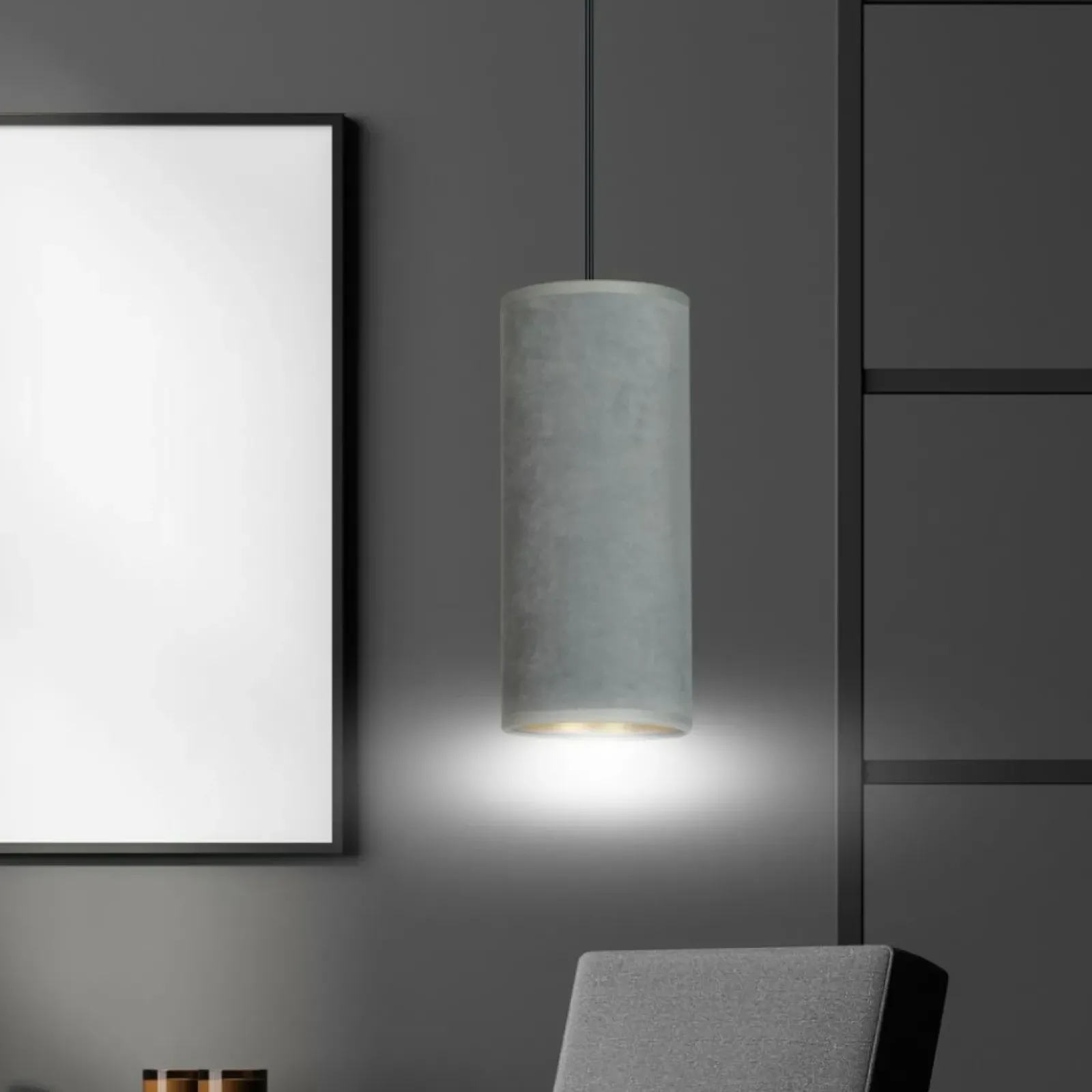 Sklep Kaja Smukła lampa wisząca idealna do sypialni 1060/1 BENTE | Kaja Shop
