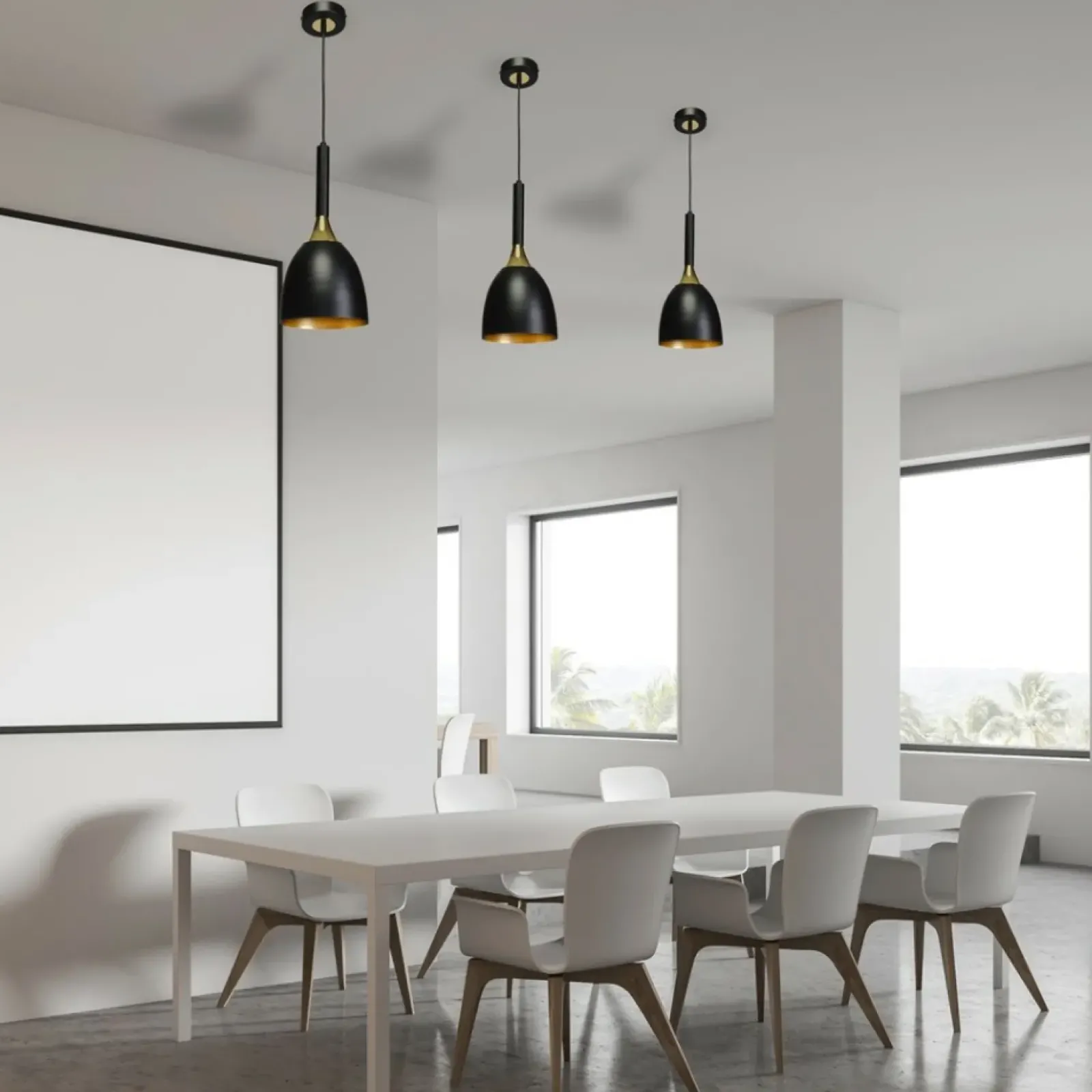 Sklep Kaja Smukła lampa wisząca w czarno-złotym kolorze MLP6221 z serii CLARK | Kaja Oświet Flash Sale
