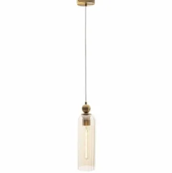 Sklep Kaja Smukła lampa wisząca w kolorze mosiądzu MX P0510 CAMPANILA | Kaja Fashion