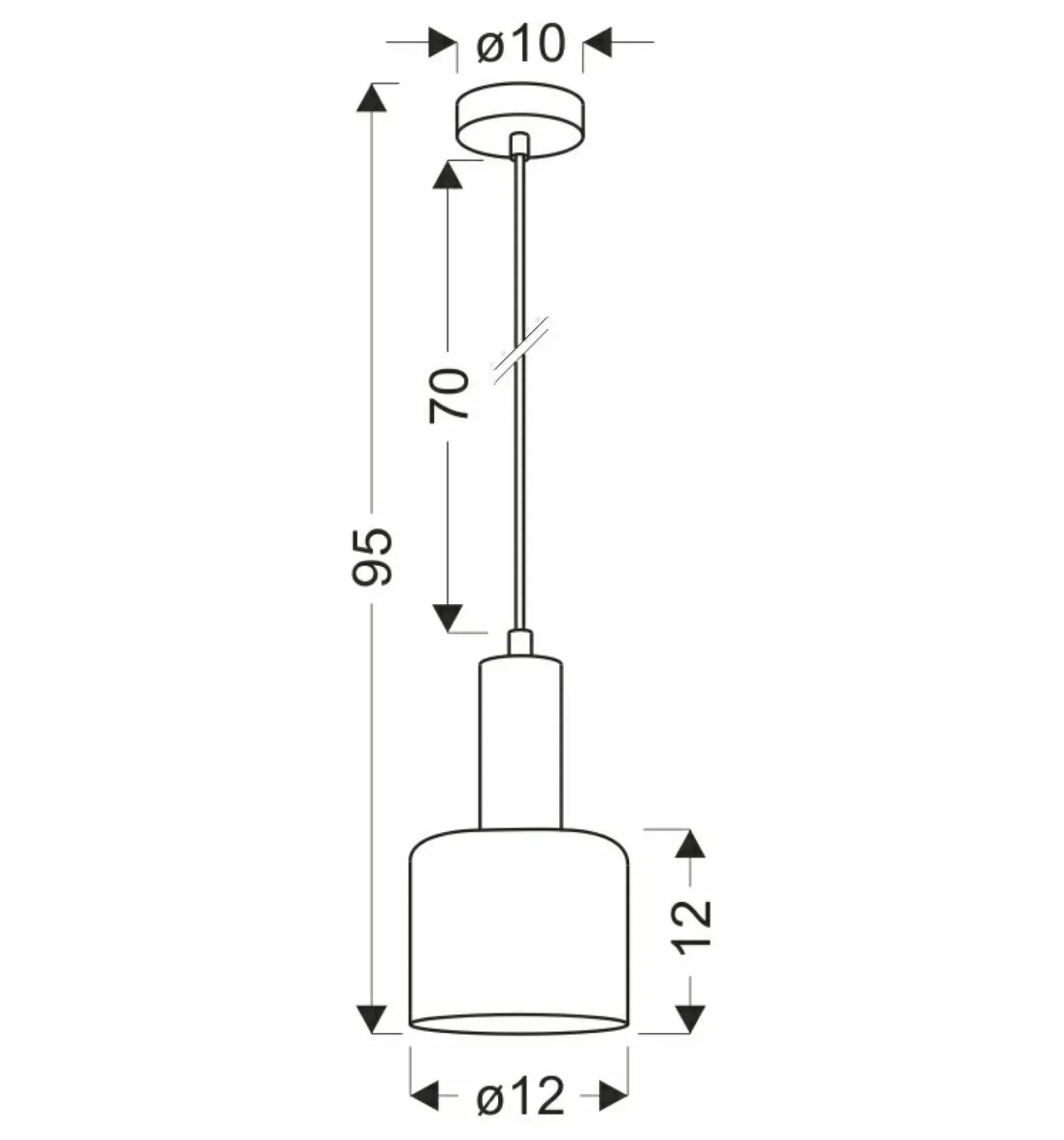 Sklep Kaja Smukła lampa wisząca z bursztynowym kloszem 31-21298 ISAR | Kaja Outlet