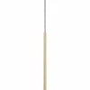 Sklep Kaja Smukła lampa wisząca z długą, złotą tubą SIG 40747 SOPEL LUX | Kaja Fashion