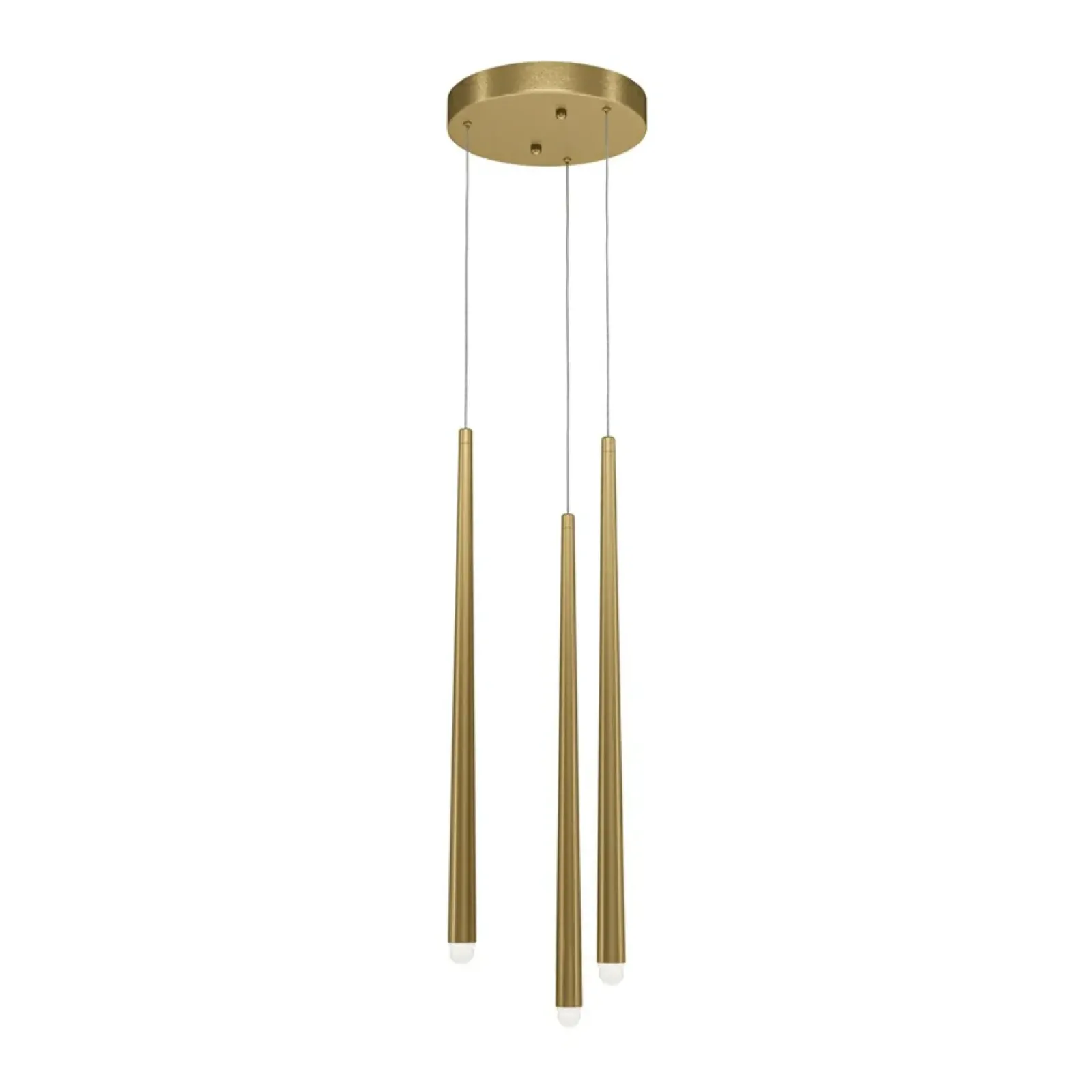 Sklep Kaja Smukła lampa wisząca z ledowymi zwisami MOD132PL-L36BSK1 serii CASCADE mosiądz Clearance