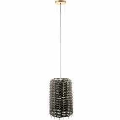 Sklep Kaja Smukła lampa wisząca z plecionym abażurem ANT 5091 SUAMI | Kaja Sale