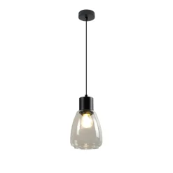 Sklep Kaja Smukła lampa wisząca ze szklanym kloszem 31-35066 MOLDO | Kaja Cheap