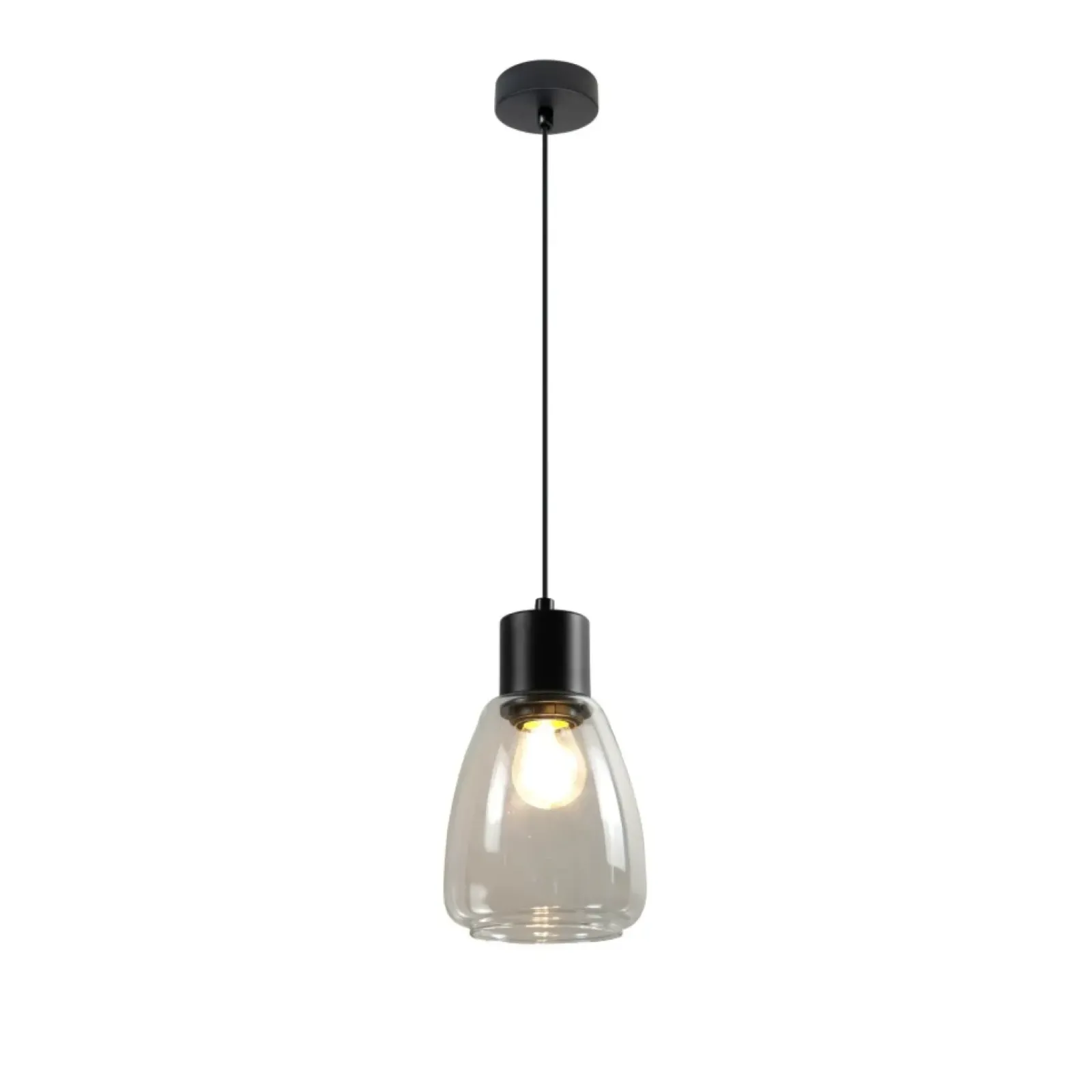 Sklep Kaja Smukła lampa wisząca ze szklanym kloszem 31-35066 MOLDO | Kaja Cheap