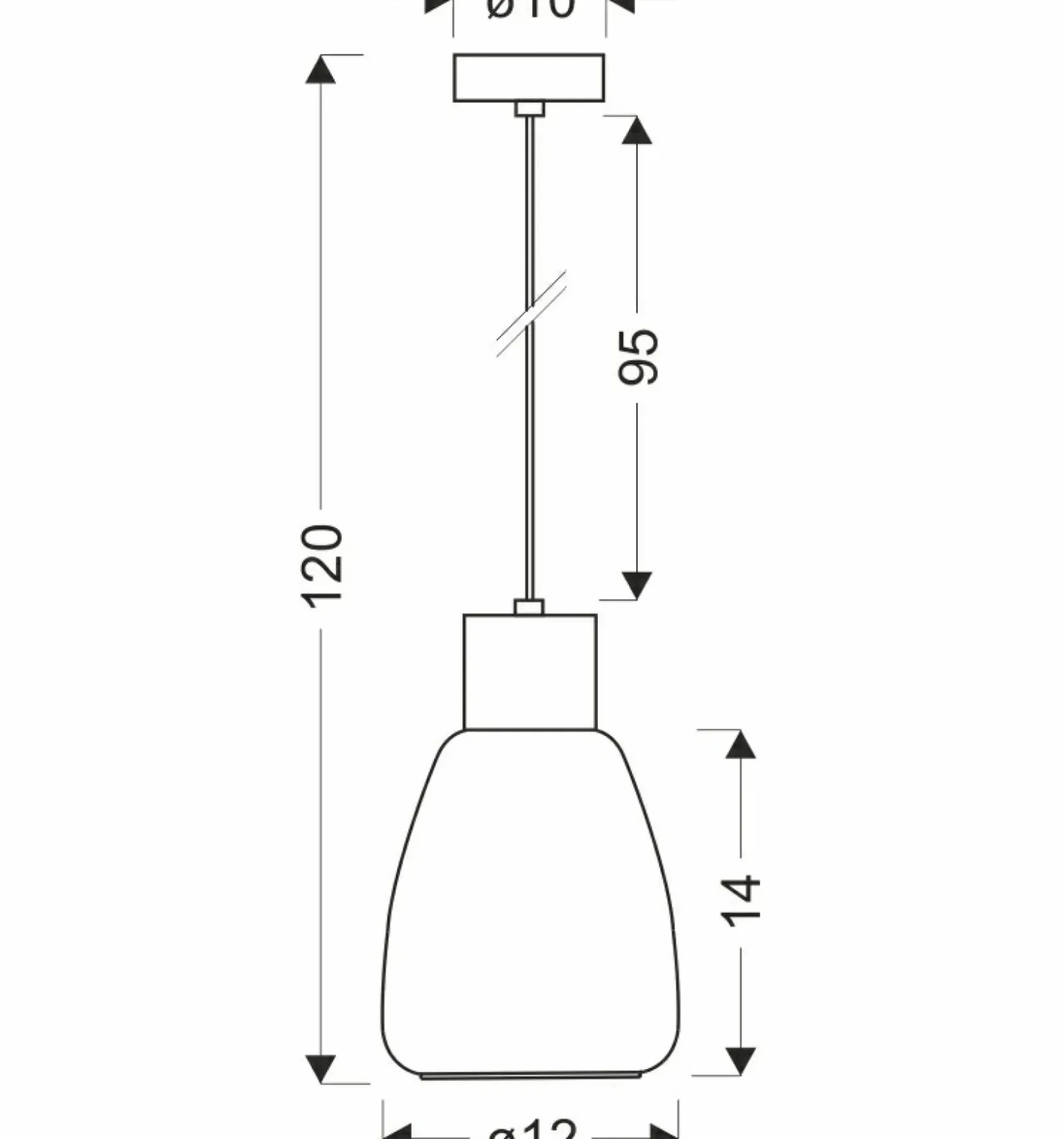 Sklep Kaja Smukła lampa wisząca ze szklanym kloszem 31-35066 MOLDO | Kaja Cheap