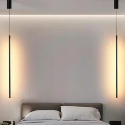 Sklep Kaja Smukła, ledowa lampa wisząca ABR-AVOLA-10W LINEA | Kaja Oświetlenie czarny Store