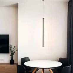 Sklep Kaja Smukła, ledowa lampa wisząca ABR-AVOLA-10W LINEA | Kaja Oświetlenie czarny Store