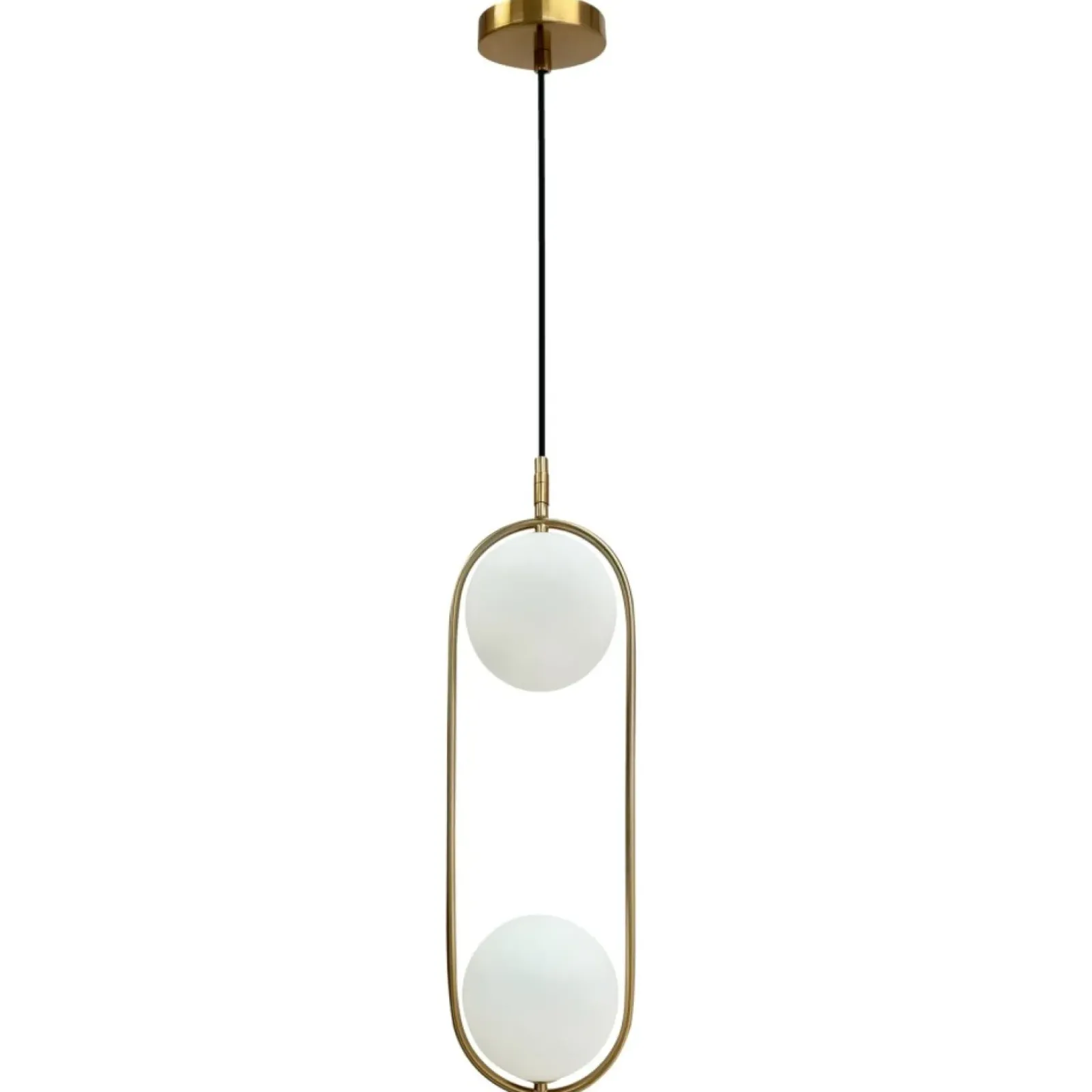 Sklep Kaja Smukła, podwójna, złota lampa wisząca owal 32-26279 CORDEL | Kaja Flash Sale
