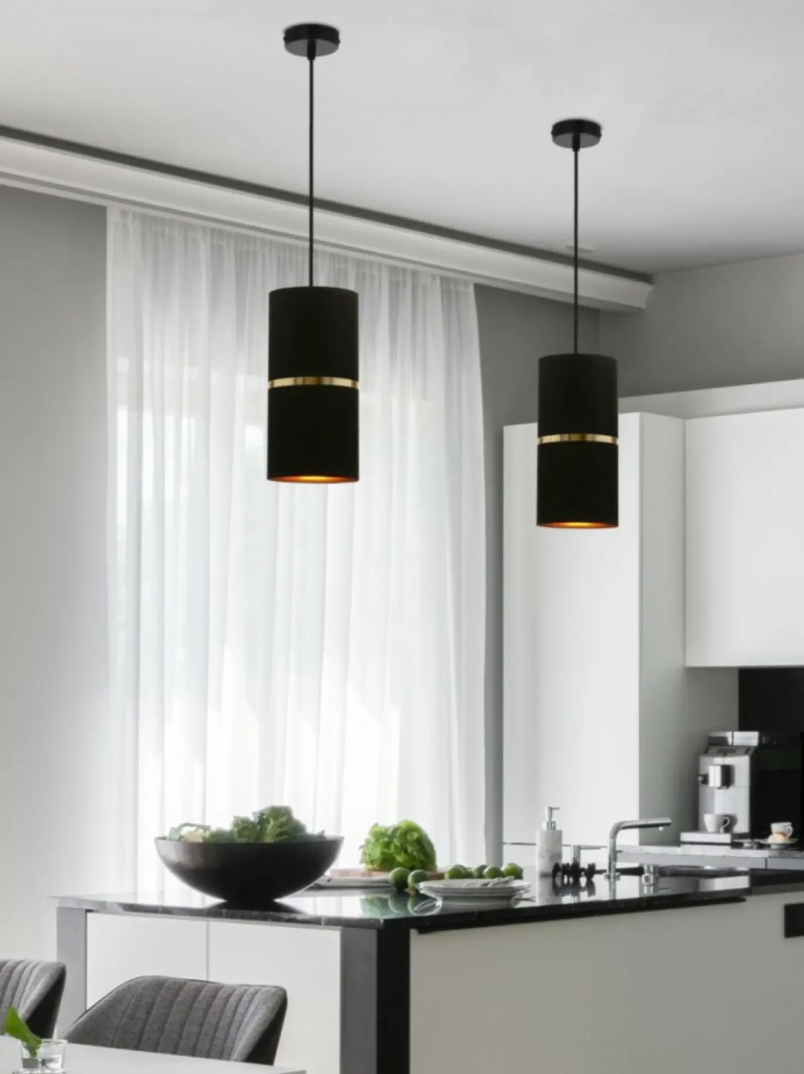 Sklep Kaja Smukła, pojedyncza lampa wisząca z abażurem 31-19639 GINA | Kaja Sale