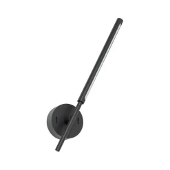 Sklep Kaja Smukły, czarny kinkiet do korytarza TK 5397 FOCUS BLACK | Kaja* Lampy Led
