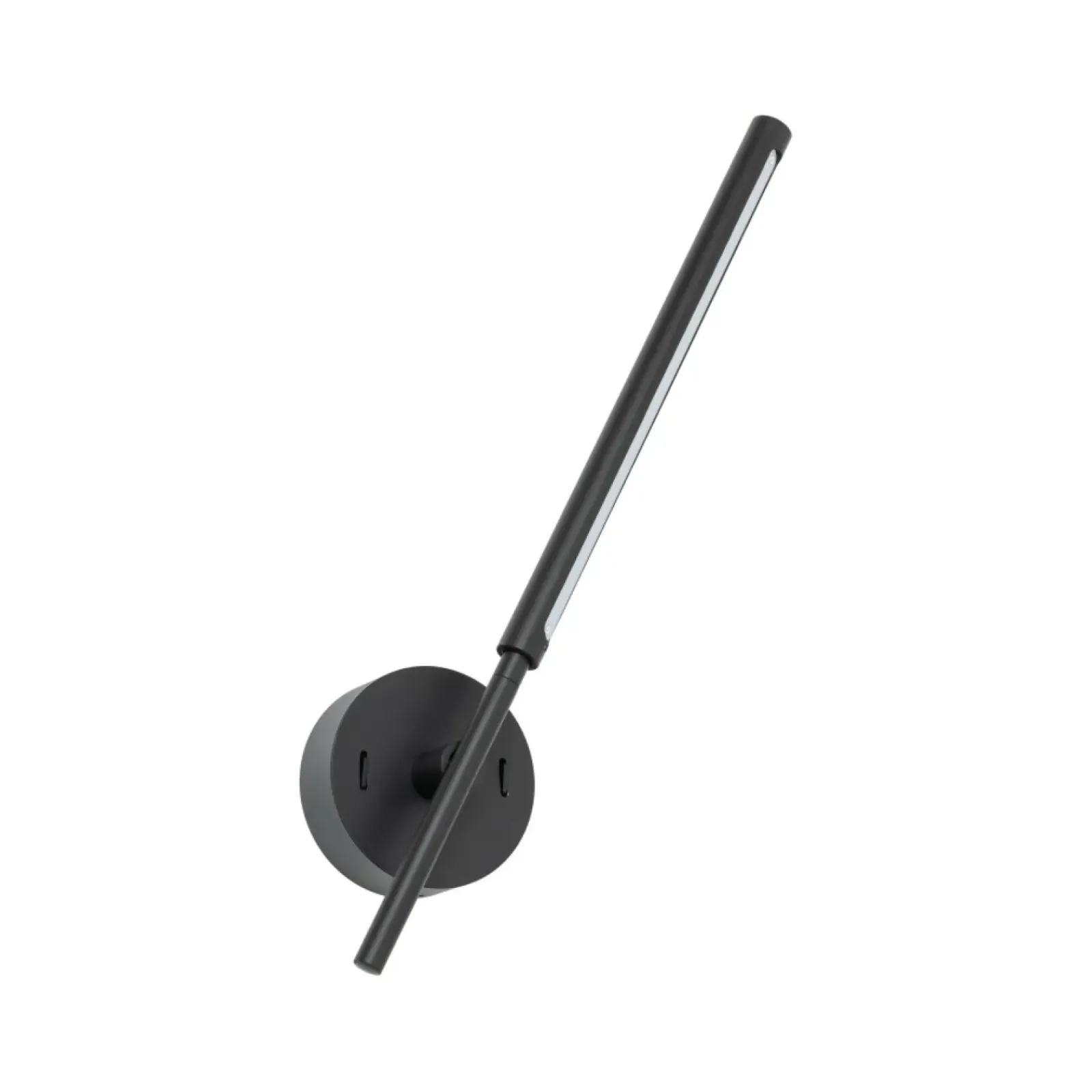 Sklep Kaja Smukły, czarny kinkiet do korytarza TK 5397 FOCUS BLACK | Kaja* Lampy Led