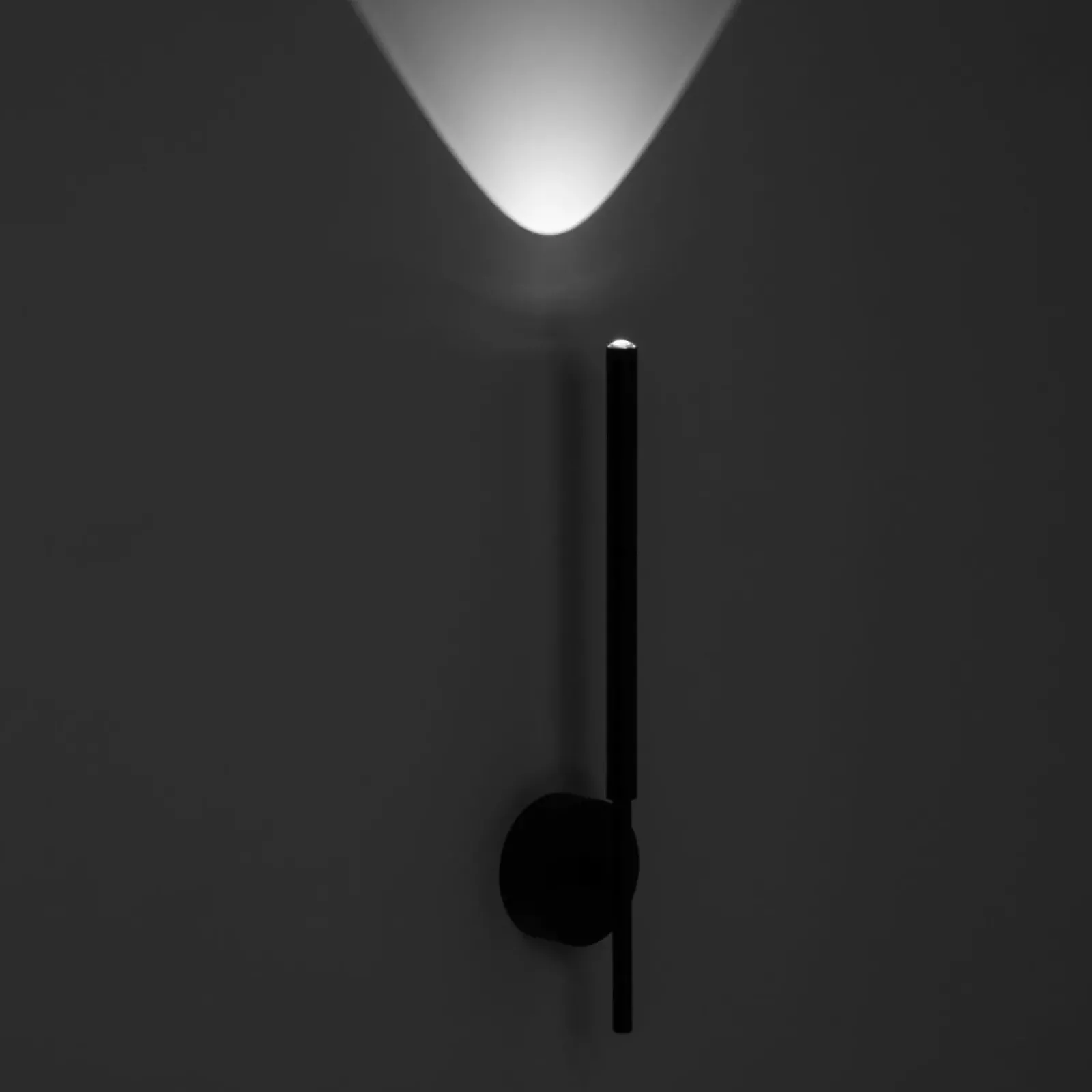 Sklep Kaja Smukły, czarny kinkiet do korytarza TK 5397 FOCUS BLACK | Kaja* Lampy Led