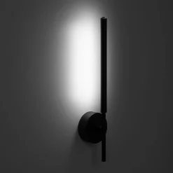 Sklep Kaja Smukły, czarny kinkiet do korytarza TK 5397 FOCUS BLACK | Kaja* Lampy Led