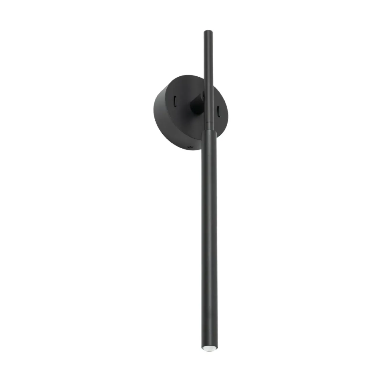 Sklep Kaja Smukły, czarny kinkiet do korytarza TK 5397 FOCUS BLACK | Kaja* Lampy Led
