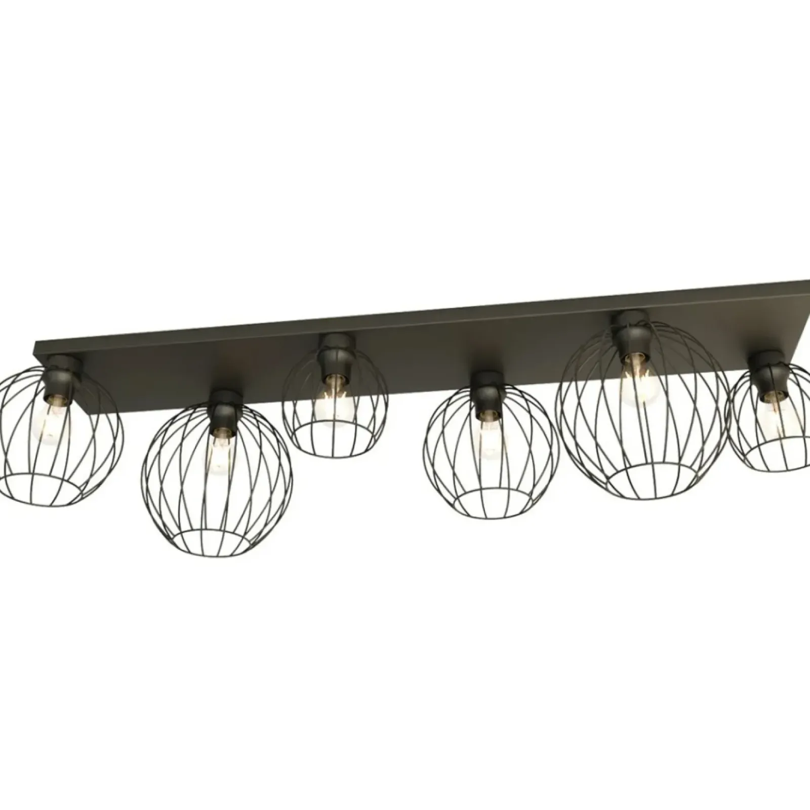 Sklep Kaja Solidna lampa sufitowa do kuchni i jadalni 1371/6 z serii NEST czarny Store