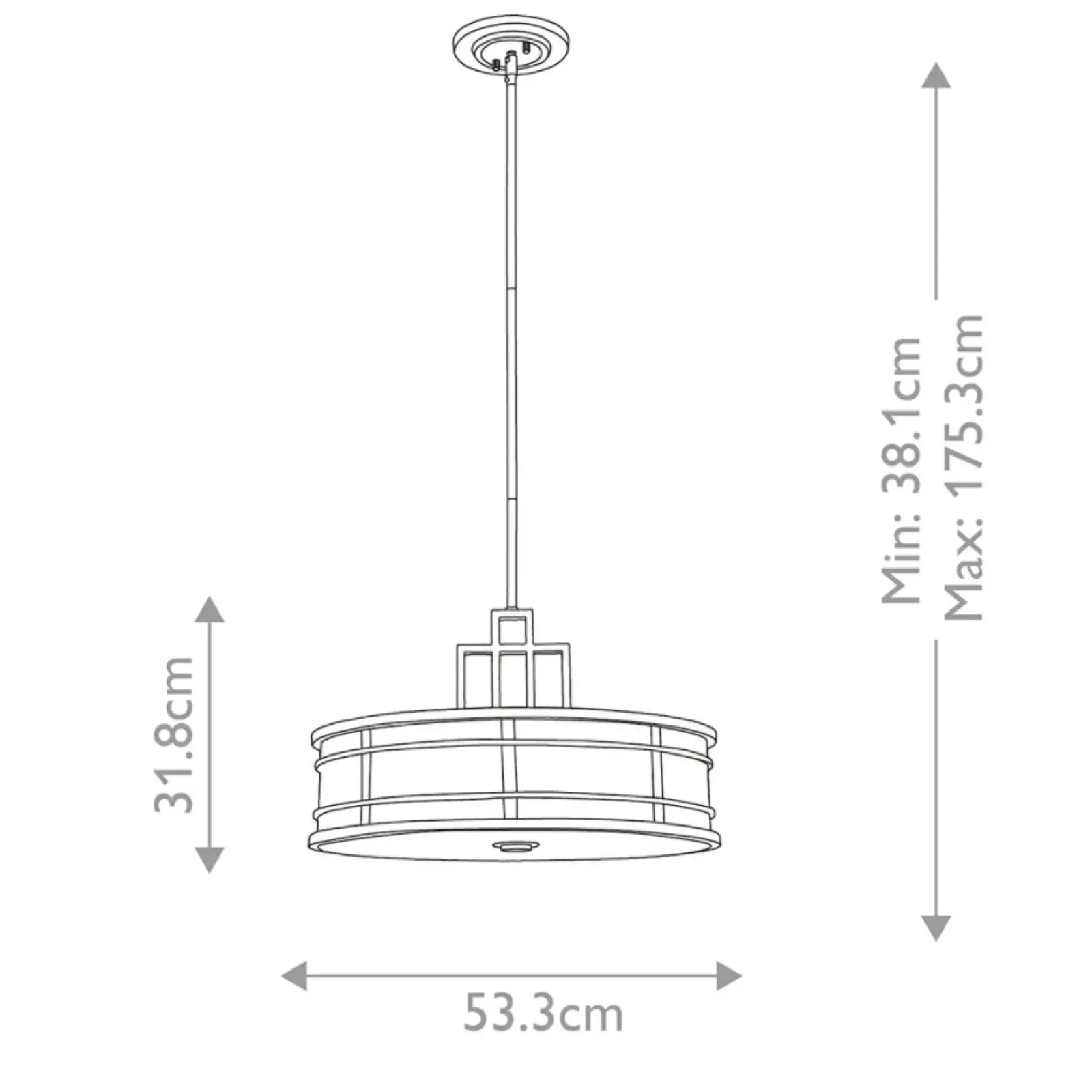 Sklep Kaja Solidna lampa wisząca do sypialni FE-FUSION-P-L-PNBR z serii FUSION Cheap