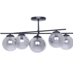 Sklep Kaja Spektakularna lampa sufitowa, grafitowe klosze K-5167 - GAMMA | Kaja Flash Sale