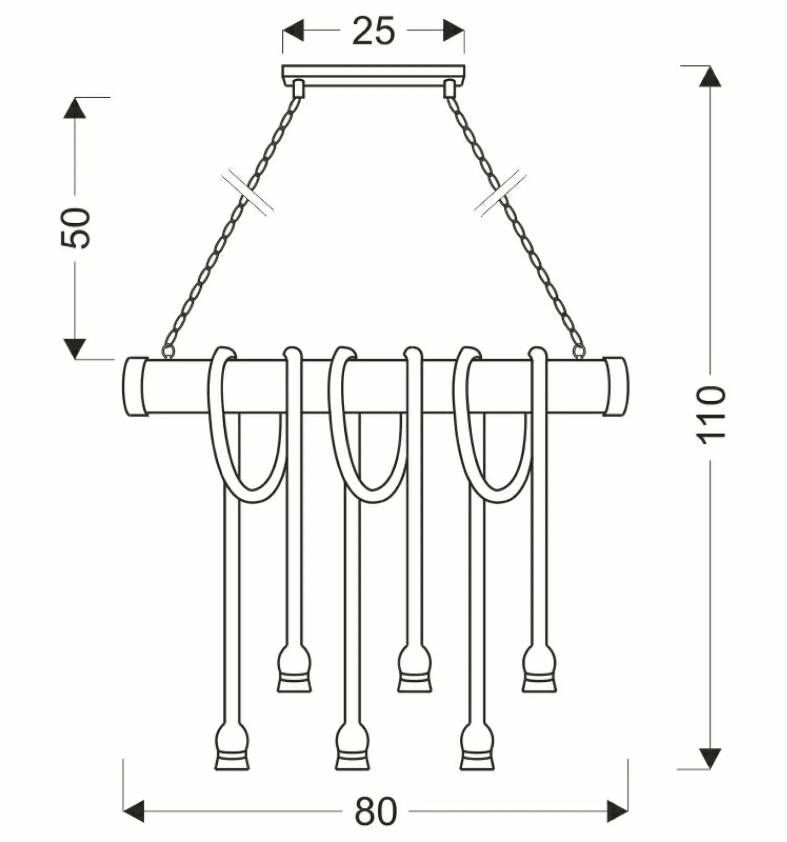 Sklep Kaja Spektakularna lampa wisząca, na sześć żarówek 36-28693 z serii VINT | Kaja Oświe beżowy Flash Sale