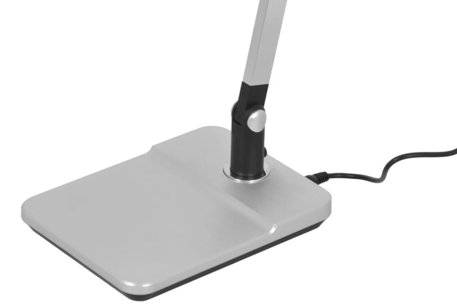 Sklep Kaja Srebrna lampa biurkowa, kreślarska, LED K-BL1321 z serii ARES* Lampki Biurkowe|Lampy Led