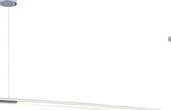 Sklep Kaja Srebrna lampa LED 150cm nad bar MX P0359 ORGANIC P | Kaja Oświetlenie Hot