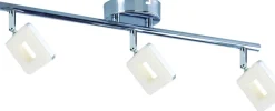 Sklep Kaja Srebrna lampa ledowa z ruchomymi reflektorami 93-60815 z serii CYNTHIA | Kaja Oś chrom Flash Sale