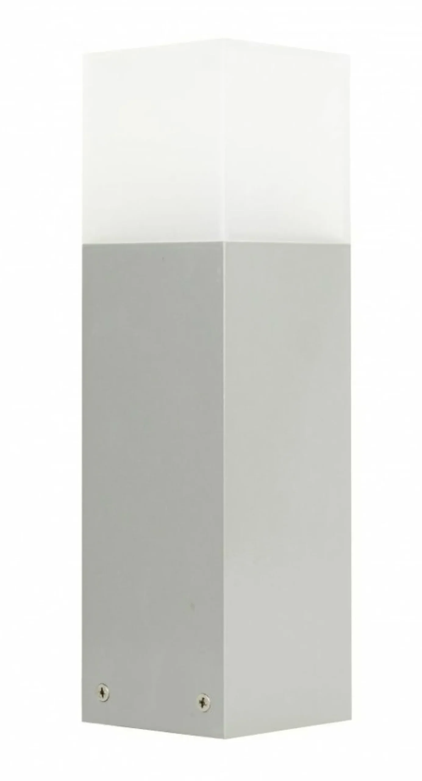 Sklep Kaja Srebrna lampa ogrodowa, stojąca, wys. 33cm CB-330 AL z serii CUBE | Kaja Oświetl* Lampy Ogrodowe Stojące