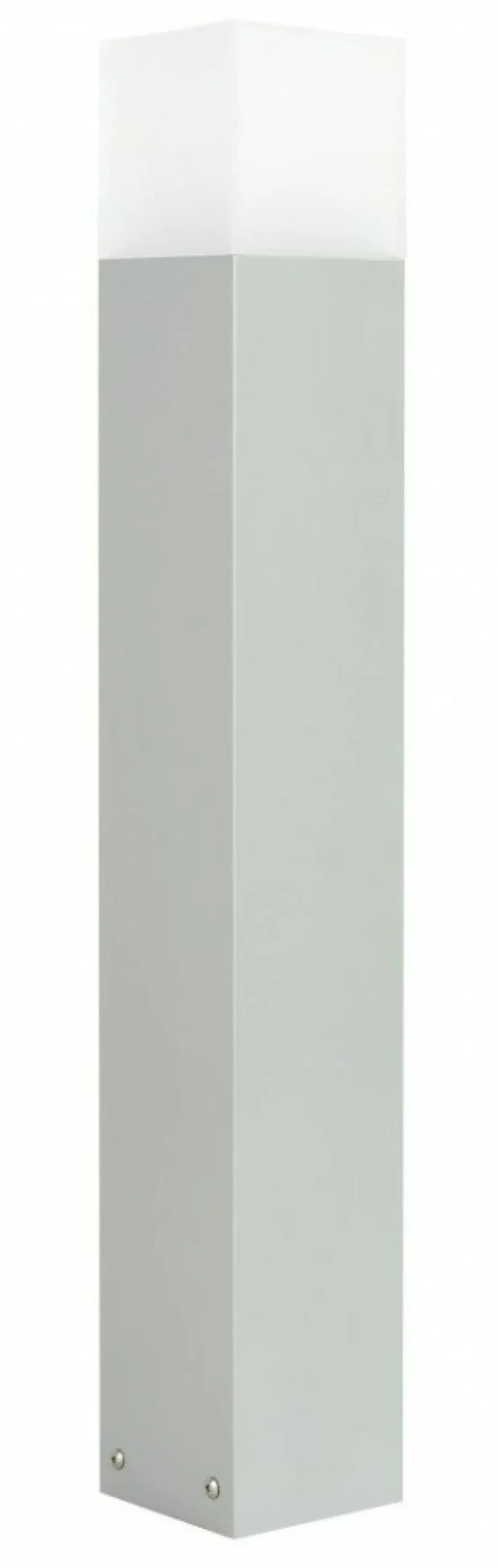 Sklep Kaja Srebrna lampa ogrodowa, wysokość 70cm CB-MAX 700 AL z serii CUBE MAX | Kaja Oświ* Lampy Ogrodowe Stojące