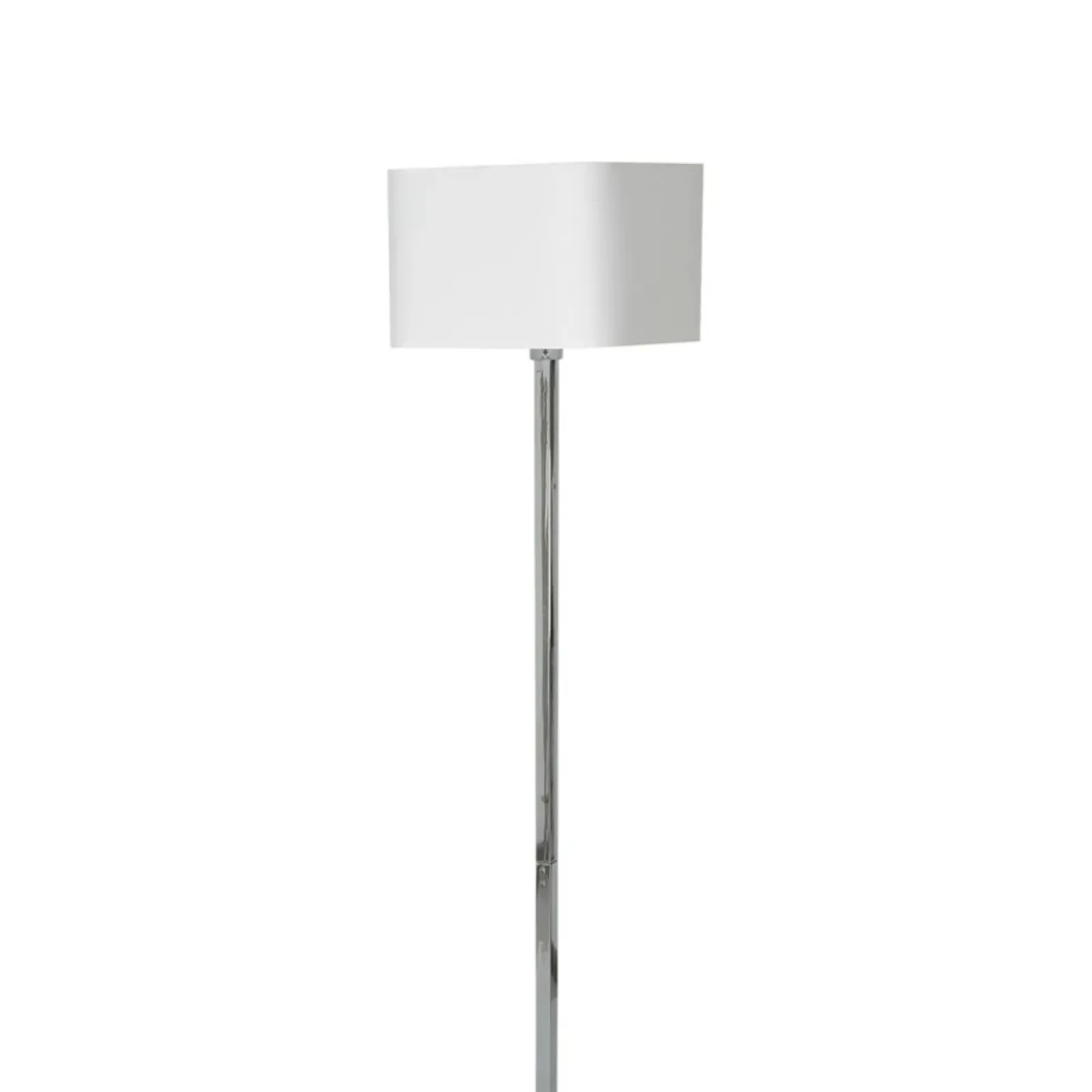 Sklep Kaja Srebrna lampa stojąca z kwadratowym abażurem ML6364 NAPOLI | Kaja* Lampy Podłogowe Z Abażurem|Tradycyjne Lampy Podłogowe
