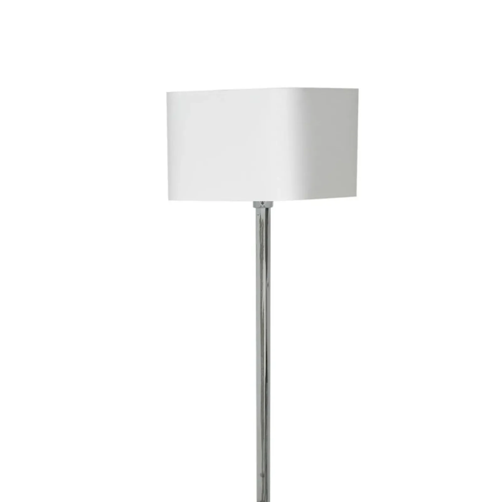 Sklep Kaja Srebrna lampa stojąca z kwadratowym abażurem ML6364 NAPOLI | Kaja* Lampy Podłogowe Z Abażurem|Tradycyjne Lampy Podłogowe
