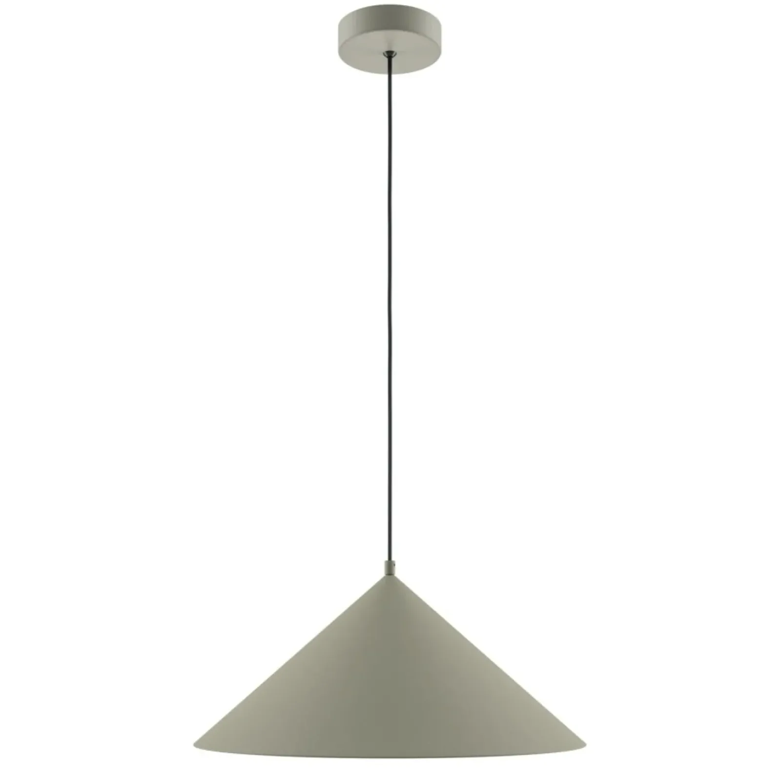 Sklep Kaja Srebrna lampa, stożkowy klosz MOD167PL-01BG z serii BASIC COLORS Discount