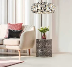 Sklep Kaja Srebrna lampa sufitowa, kulka LP-17060/1C FERRARA | Kaja Oświetlenie Cheap
