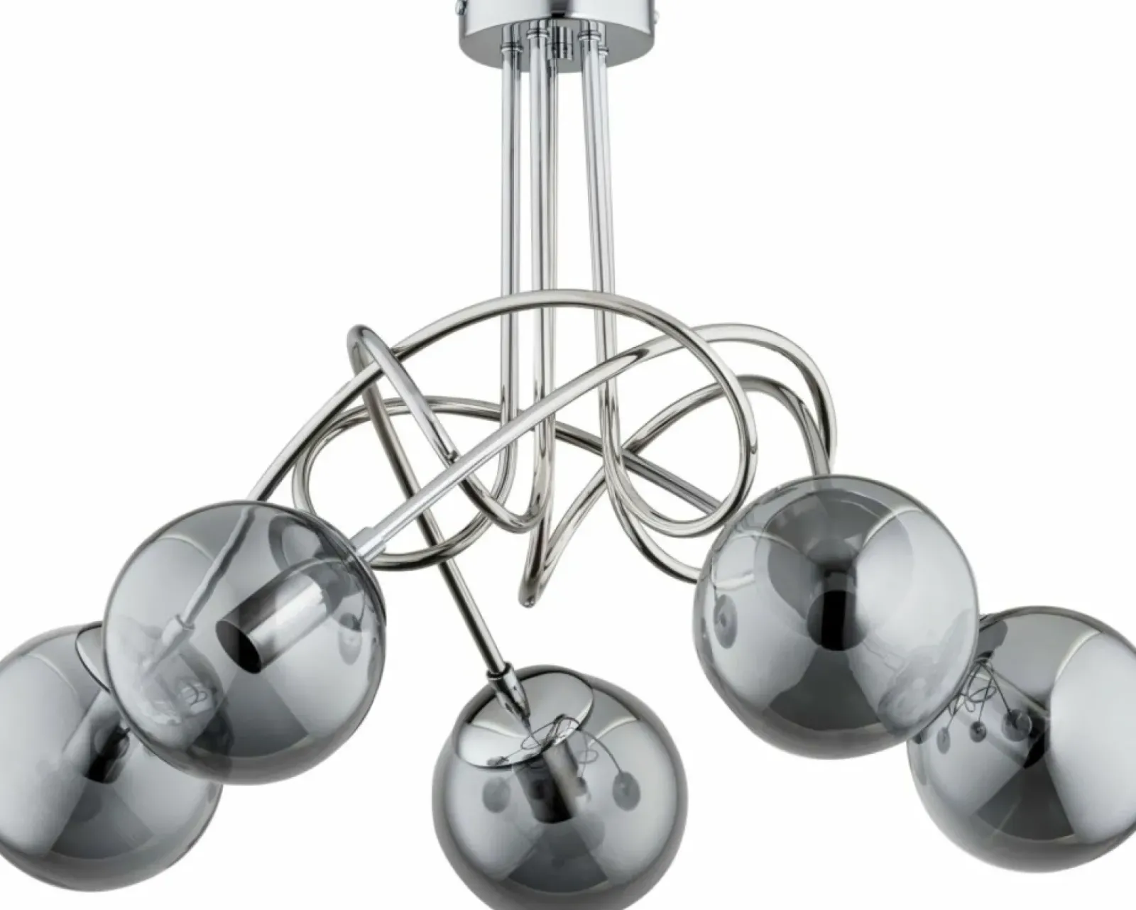 Sklep Kaja Srebrna lampa sufitowa o fantazyjnym kształcie AL 61095 z serii TANGO | Kaja Ośw Clearance