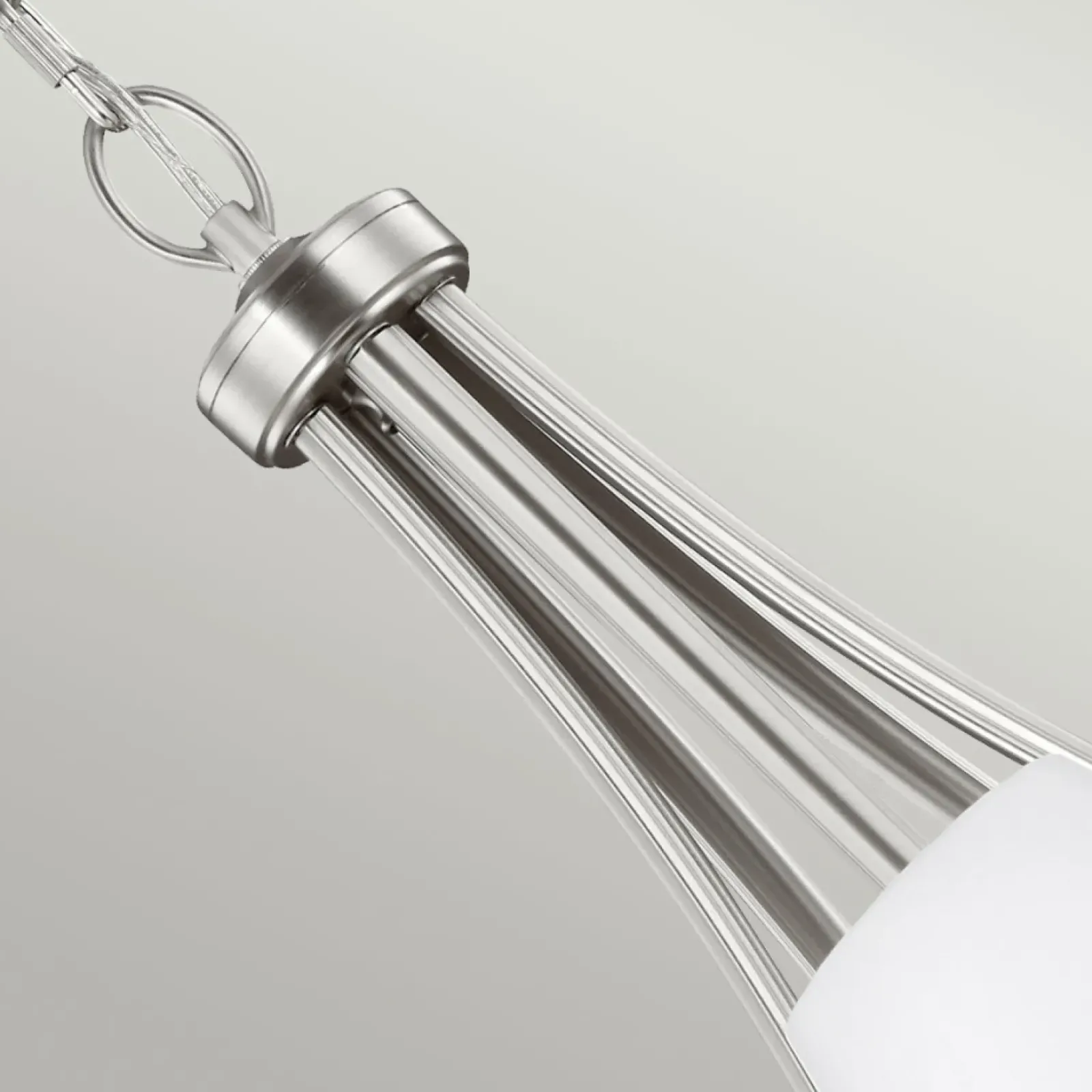 Sklep Kaja Srebrna lampa wisząca na 5 żarówek FE-VINTNER5 z serii VINTNER satynowynikiel Best
