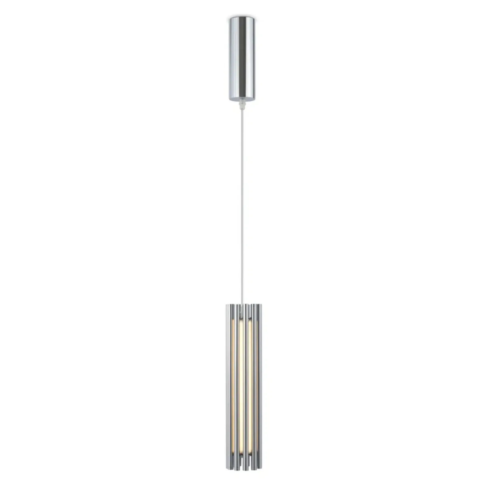 Sklep Kaja Srebrna lampa wisząca, wbudowany LED MOD410PL-L12CH3K z serii SONATA chrom Store