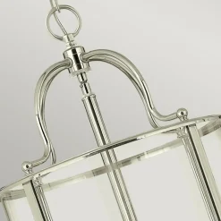 Sklep Kaja Srebrna lampa wisząca, wytworna HK-GENTRY-P-L-PN z serii GENTRY* Randole Tradycyjne