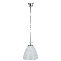 Sklep Kaja Srebrna lampa wisząca ze stożkowym kloszem 31-16294 z serii SCORDIA* Randole Tradycyjne