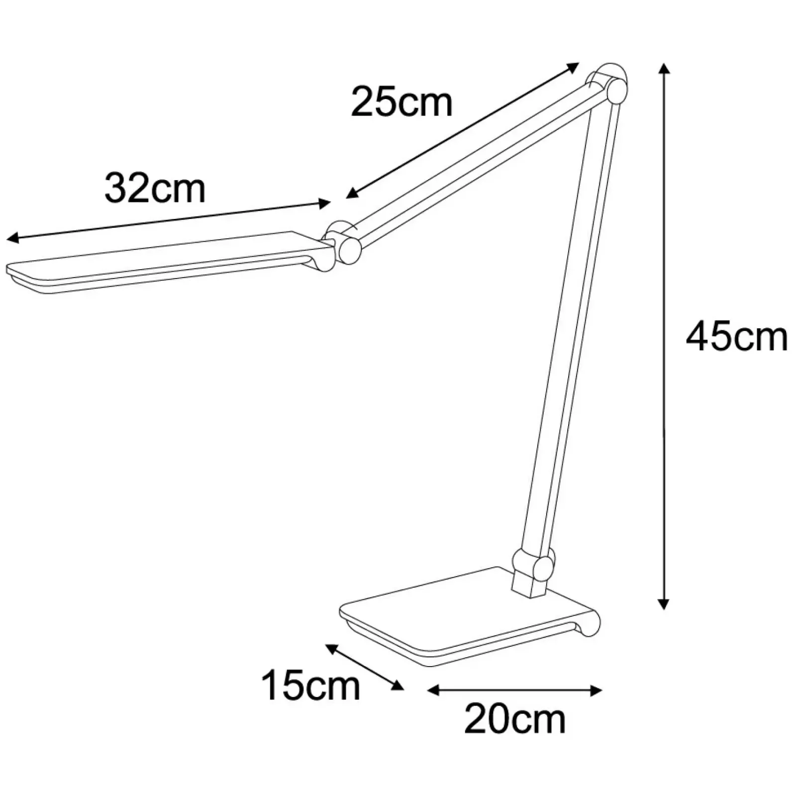 Sklep Kaja Srebrna, regulowana lampka biurkowa K-BL1121 z serii RICO* Lampki Biurkowe|Lampy Led