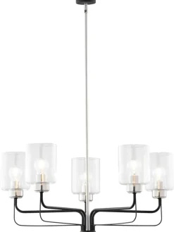Sklep Kaja Srebrno-czarna, elegancka lampa sufitowa JUP 1884 CERES | Kaja Sale
