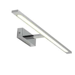 Sklep Kaja Srebrny kinkiet łazienkowy LED 96cm GS-LWB-32W CH CCT ISLA | Kaja* Lampy Led