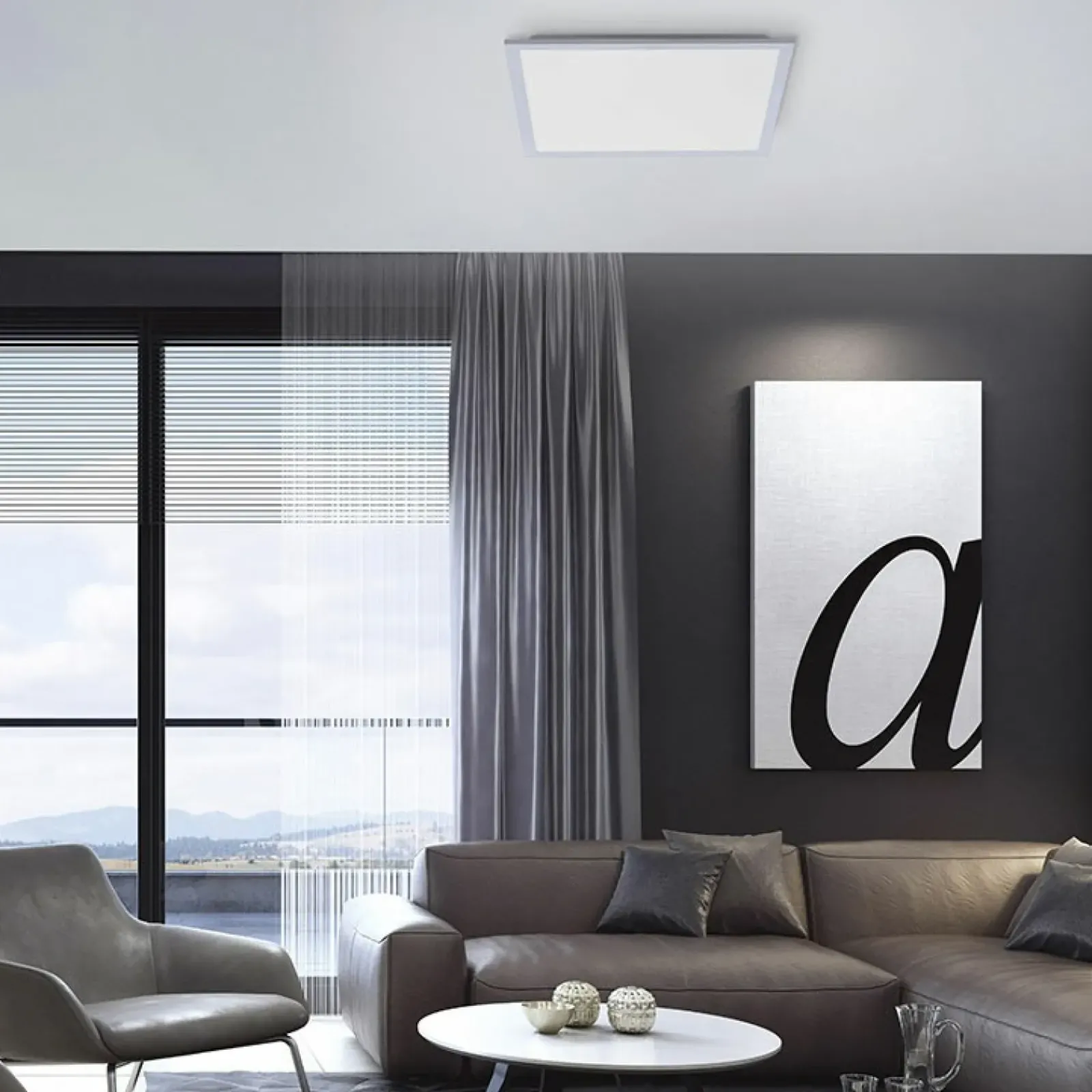 Sklep Kaja plafon LED, ciepła barwa światła 14752-21 z serii FLAT | Kaja* Plafony Nowoczesne|Lampy Led
