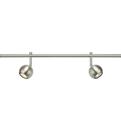 Sklep Kaja Stalowa lampa sufitowa - listwa z dwoma spotami 107974 | Kaja Sale