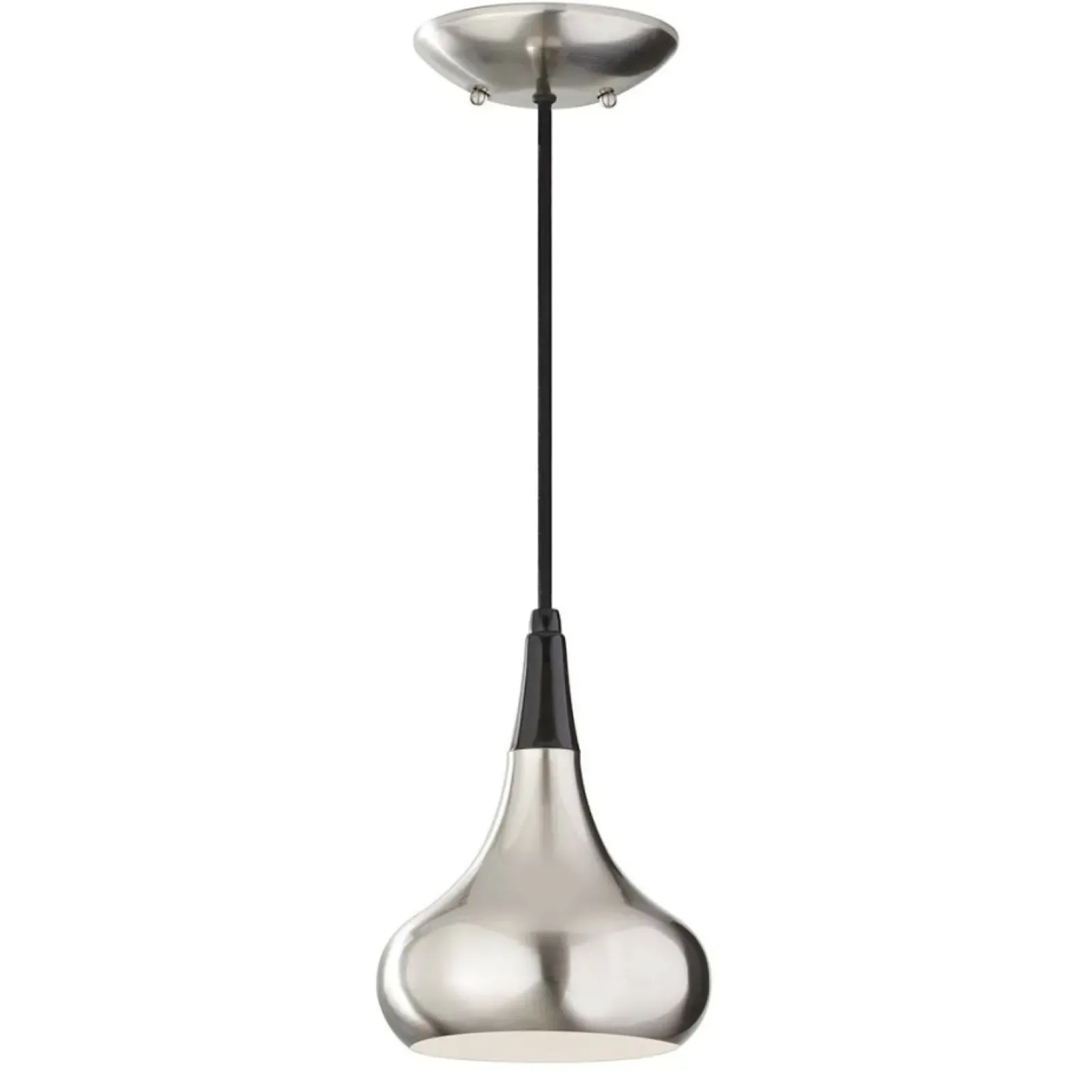 Sklep Kaja Stalowo-czarna lampa wisząca FE-BESO-P-S-BS z serii BESO szczotkowanastal Discount
