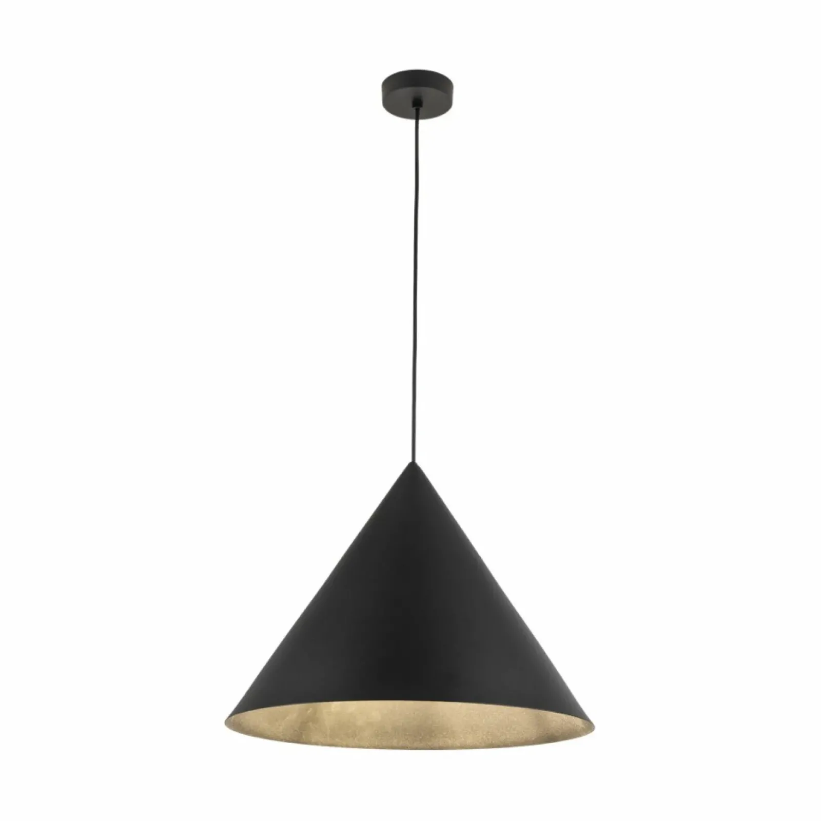 Sklep Kaja Stożkowa, czarna lampa wisząca TK 10059 CONO BLACK | Kaja Oświetlenie Outlet