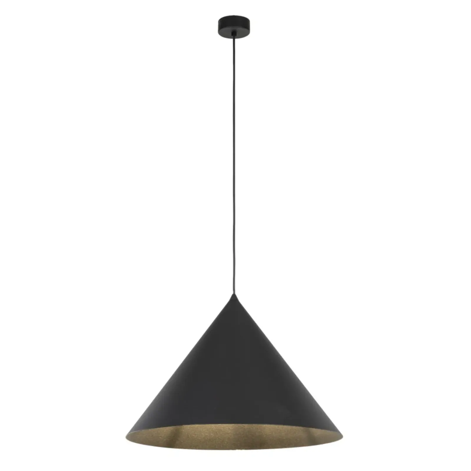 Sklep Kaja Stożkowa, czarna lampa wisząca TK 10059 CONO BLACK | Kaja Oświetlenie Outlet